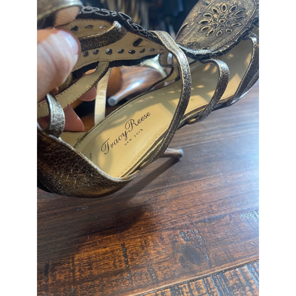 Tracy Reese New York Heels Leather Size 39.5 - Picture 3 of 15